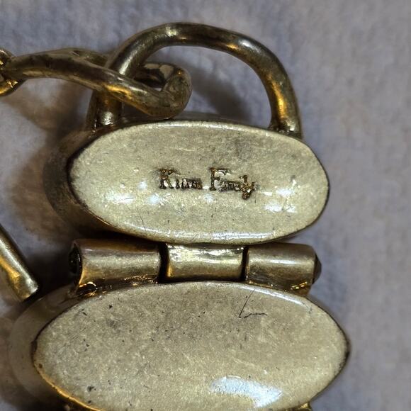 Lia Sophia Vintage Kian Collection Kim Family Bracelet Green & Yellow Stones‎ - Picture 4 of 8